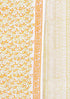 Cambric Cotton Dress Material With Chiffon Dupatta in Floral Block Print